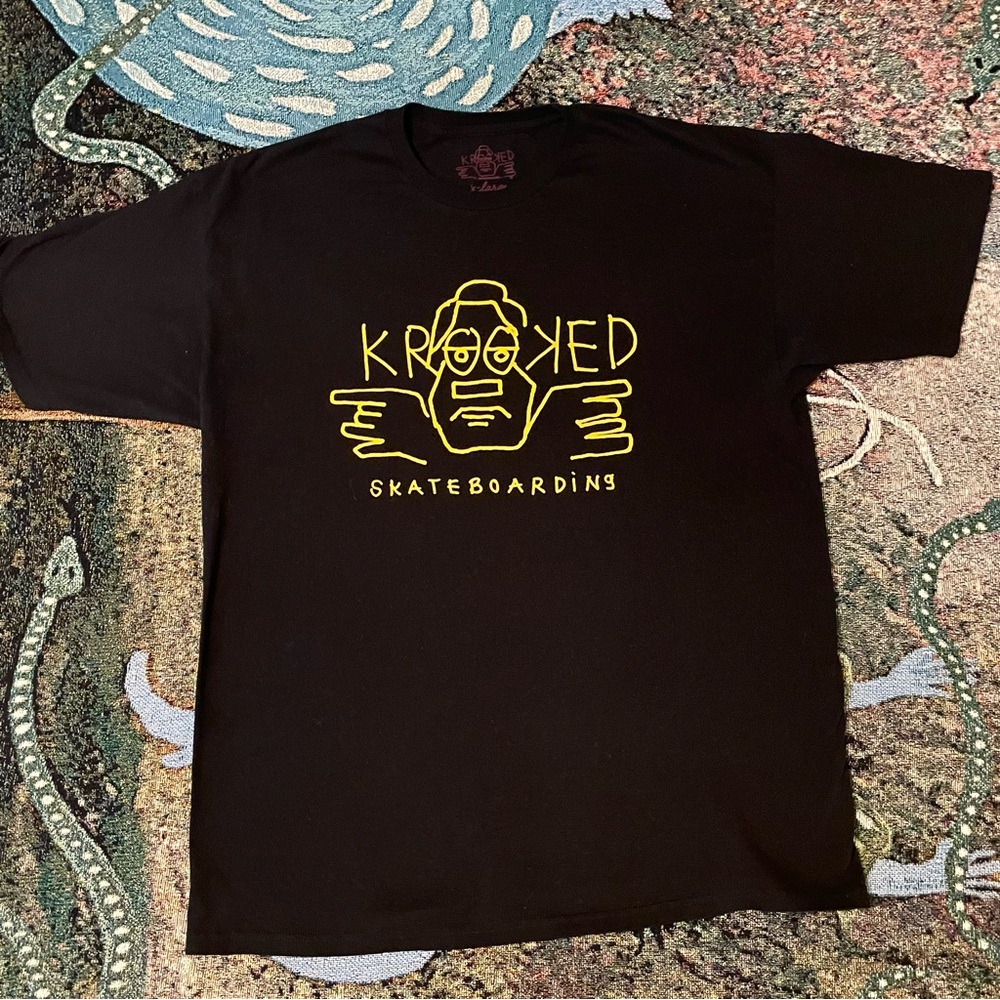 KROOKED Skateboard shirt Gonz XL